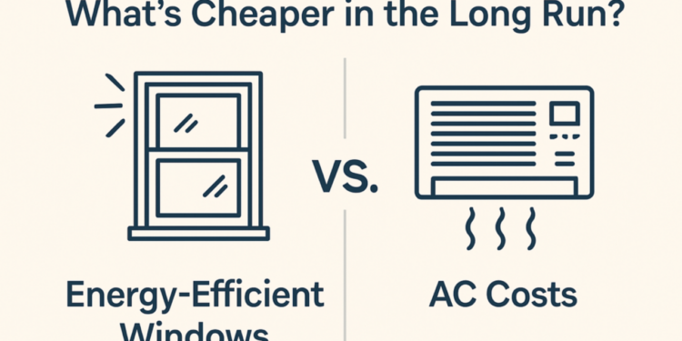 Energy Efficient Windows Cost Savings vs. AC: Long-Term Comparison